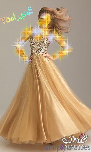 فساتين زواج 2022  باللون الذهبى  ،موديلات لفساتين زواج 2022  باللون الذهبىgold dresses