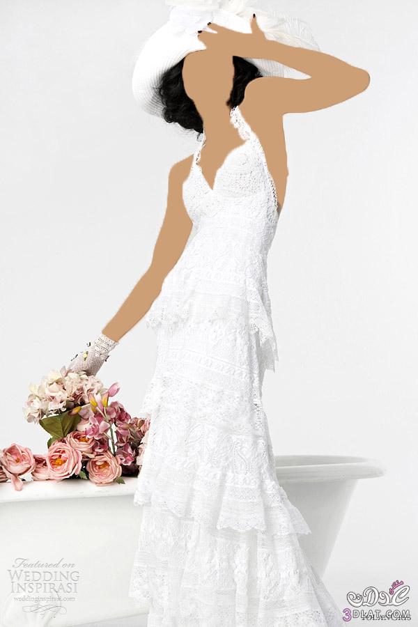 صور عرض غريب جدا لفساتين الزفاف للمصمم Yolan Cris